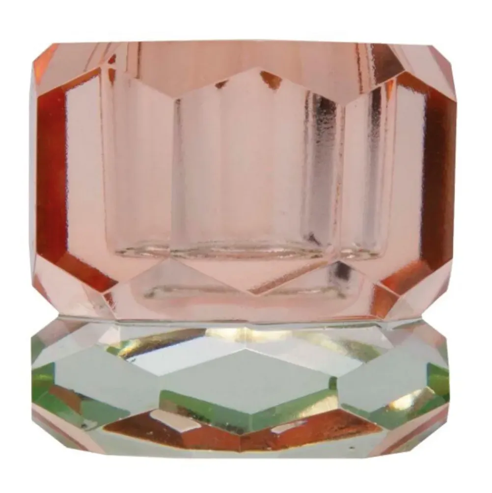 C'EST BON Lysestage 301.957.102 Peach/Grøn