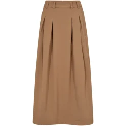 CO' COUTURE Anya Pleat Skirt Khaki