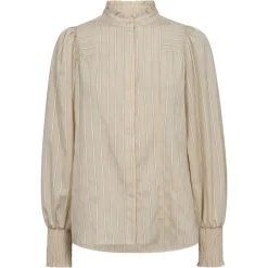 CO' COUTURE Malia Stripe Petra Shirt Bone