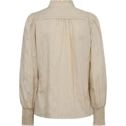 CO' COUTURE Malia Stripe Petra Shirt Bone