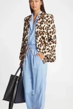 CO' COUTURE Nana Piping Wide Pant Mink