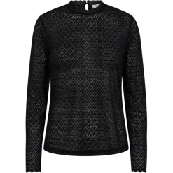 CO' COUTURE Narnia Lace Blouse Black