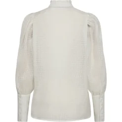 CO' COUTURE Orion Organza Puff Shirt White