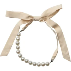 CO' COUTURE Pearl Choker Necklace Bone