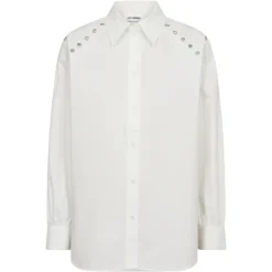 CO' COUTURE Trina Eyelet Shirt Hvid