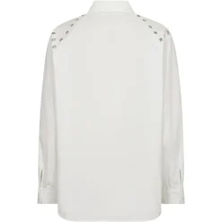 CO' COUTURE Trina Eyelet Shirt Hvid