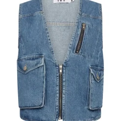 CRAFT SISTERS Quilted Waistcoat Army