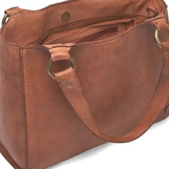 DEPECHE 16218 Skuldertaske Vintage Cognac