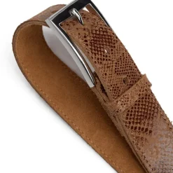 DEPECHE Belt 85 cm Camel Snake