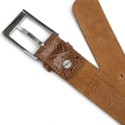 DEPECHE Belt 95 cm Camel Snake