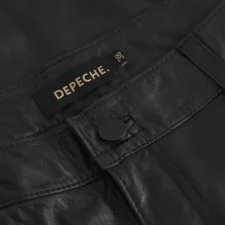 DEPECHE Boa Pants Full Length Black