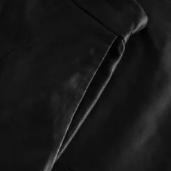 DEPECHE Elionor Leather Skirt Sort