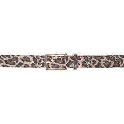 DEPECHE Læderbælte 16380 Leopard