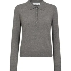 HAUTE L'AMITIÉ Premiere LS Polo Knit Amarone