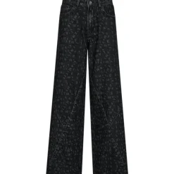 HAUTE L'AMITIÉ Triangle Logo Jeans Black