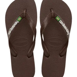 HAVAIANAS Brasil Logo Brown/White