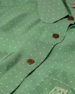 HEYANNO Devotion Silk Shirt Watergrass