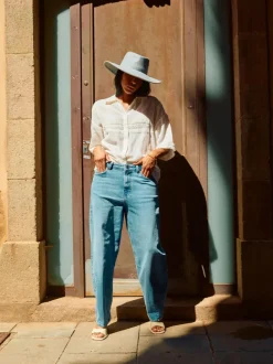 HEYANNO Good Ride Jeans Light Blue