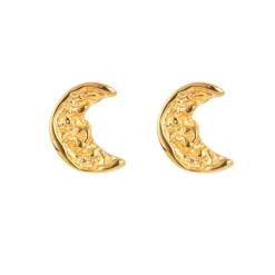 HOUSE OF VINCENT Crescent Moon Earring