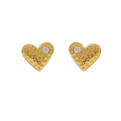 HULTQUIST COPENHAGEN Mini Heart Øreringe