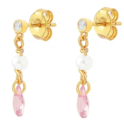 HULTQUIST COPENHAGEN Pink Pearl Øreringe