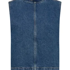 IVY COPENHAGEN Heaven Cross Back Top Wash Jace Denim Blue