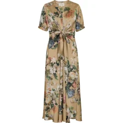 KARMAMIA Faye Dress Taupe Bloom