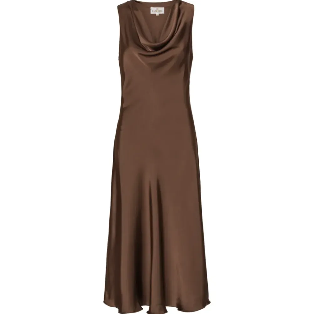KARMAMIA Flow Dress Semi Rich Brown