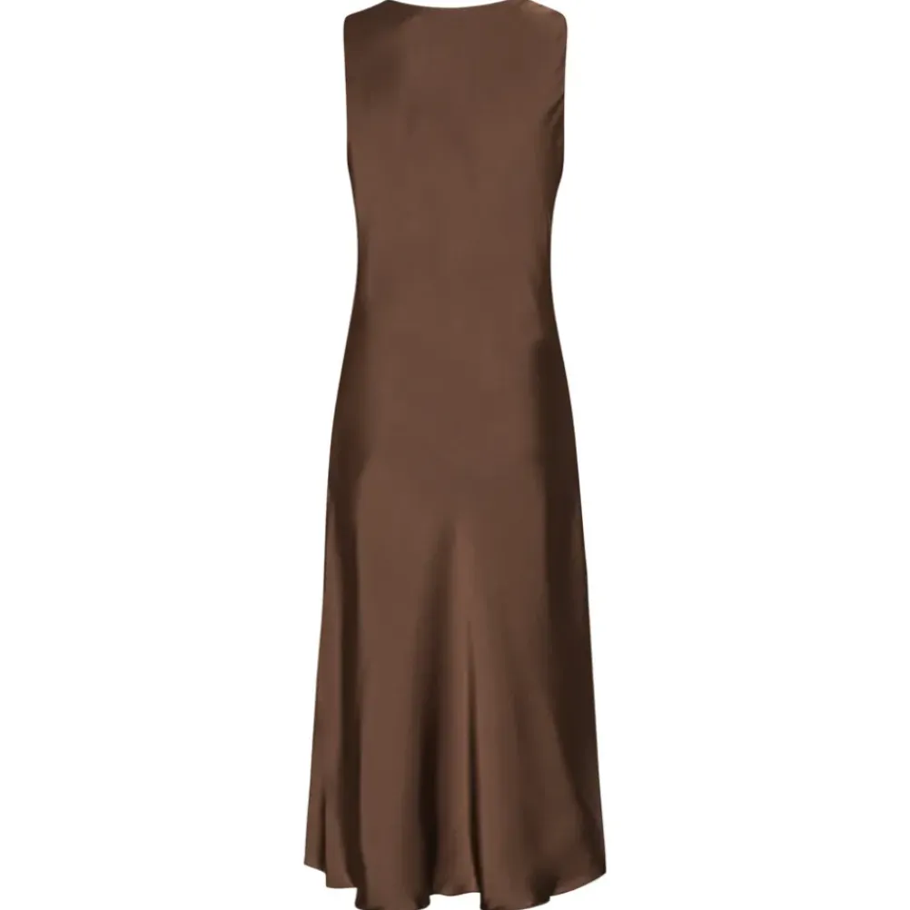 KARMAMIA Flow Dress Semi Rich Brown