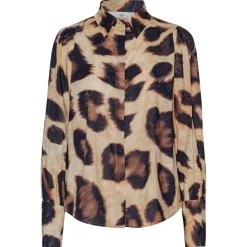 KARMAMIA Honey Shirt Maxi Leo Poplin