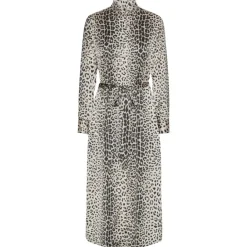 KARMAMIA Jean Dress Nude Leopard