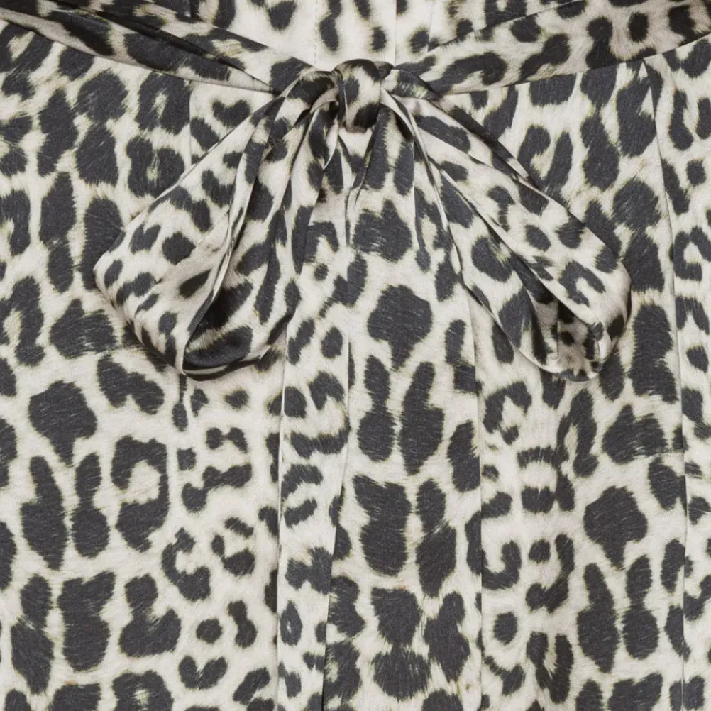 KARMAMIA Jean Dress Nude Leopard