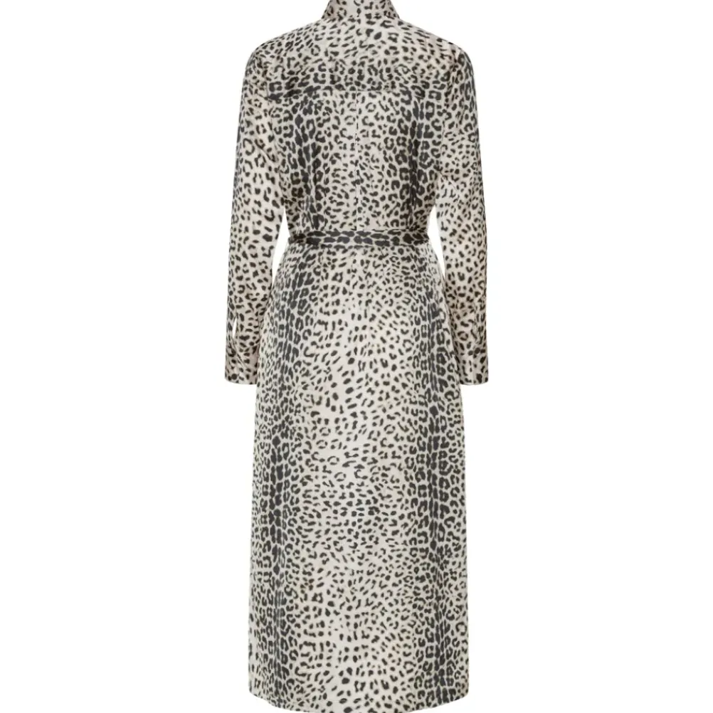KARMAMIA Jean Dress Nude Leopard