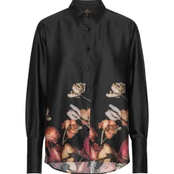 KARMAMIA Joseph Shirt Black Blossom