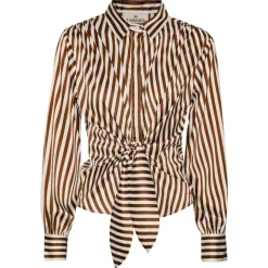 KARMAMIA Lee Shirt Toffee Stripe