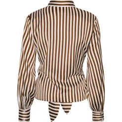KARMAMIA Lee Shirt Toffee Stripe