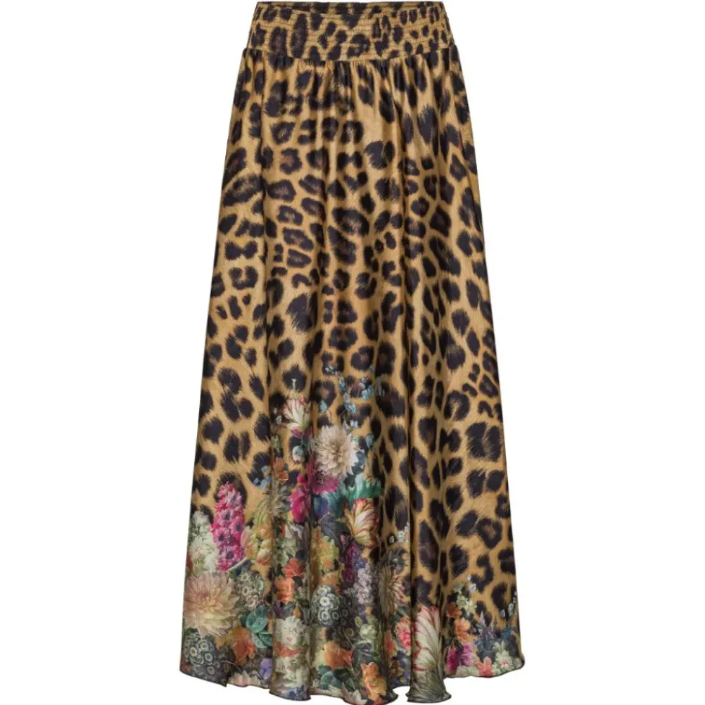KARMAMIA Savannah Skirt Flower Leopard