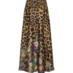 KARMAMIA Savannah Skirt Flower Leopard