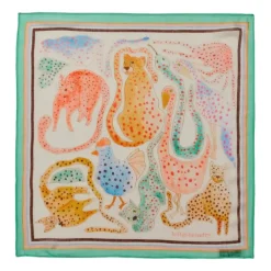 LOLLYS LAUNDRY Animal Small Scarf Multi