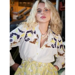 LOLLYS LAUNDRY Fenga Shirt White