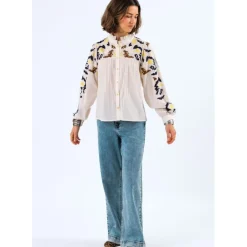 LOLLYS LAUNDRY Fenga Shirt White
