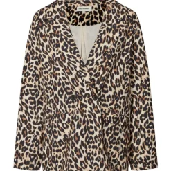 LOLLYS LAUNDRY Jolie Blazer Leo Print