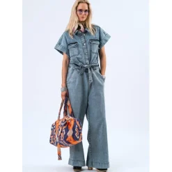LOLLYS LAUNDRY Mathilde Jumpsuit Blue