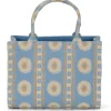 LUNA MOON Mid Tote Palma Aquamarine