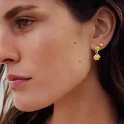 MAANESTEN Conca Earrings (guld/sølv)