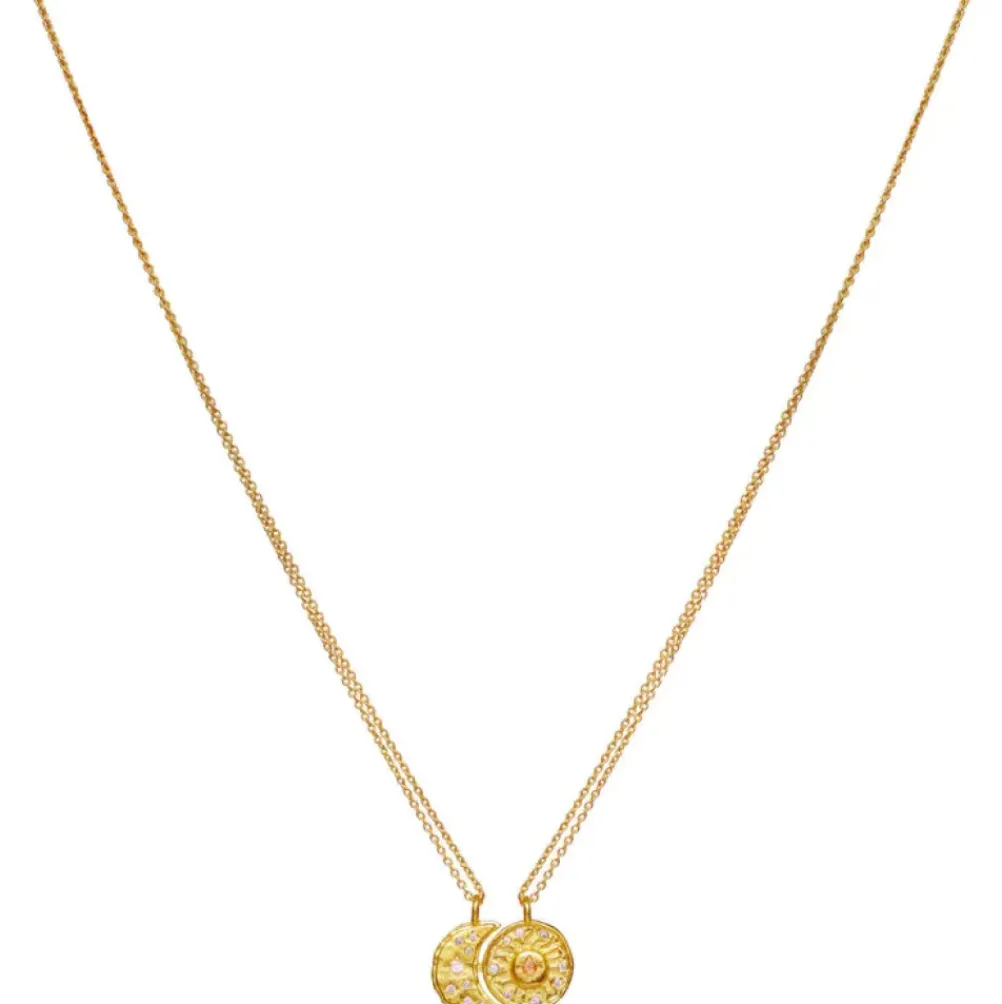 MAANESTEN Friendship Necklace (guld/sølv)