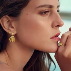 MAANESTEN Maurea Earrings (guld/sølv)