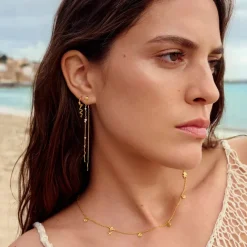 MAANESTEN Sirena Earrings (guld/sølv)