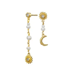 MAANESTEN Sunniva Earrings Guld/Sølv