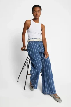 MUNTHE Ecube Pants Indigo
